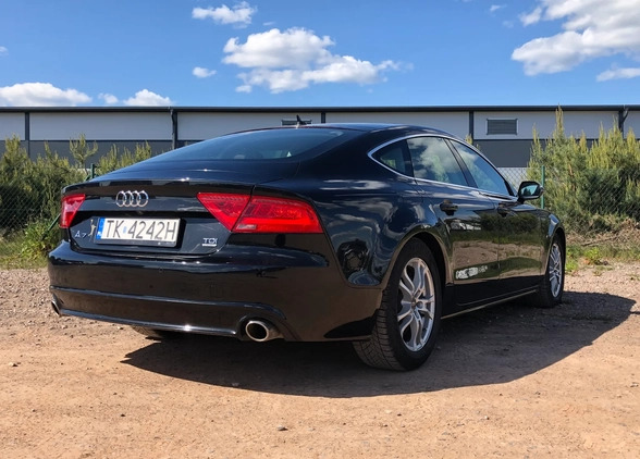 Audi A7 cena 62000 przebieg: 244146, rok produkcji 2010 z Kielce małe 191